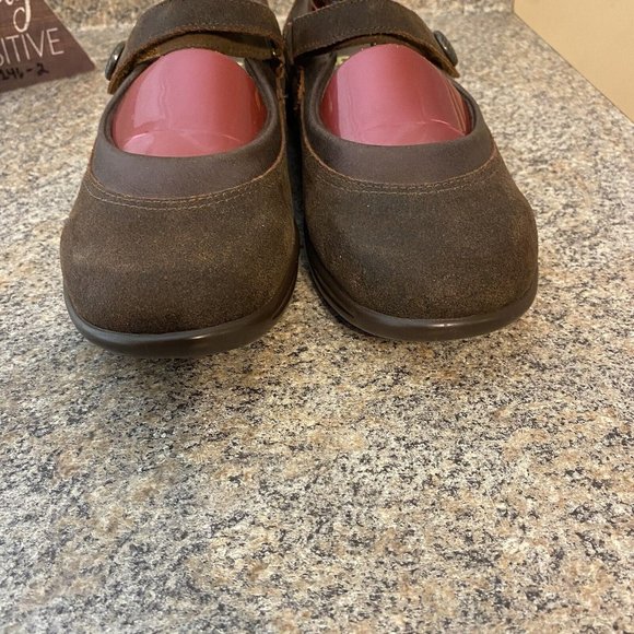 SAS Step Out  Brown Leather Mary Jane Comfort Shoes Size 10‎ Narrow (Bin #4) - Picture 4 of 12